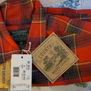 Womens size Medium New with Tags Ralph Lauren Country Flannel shirt